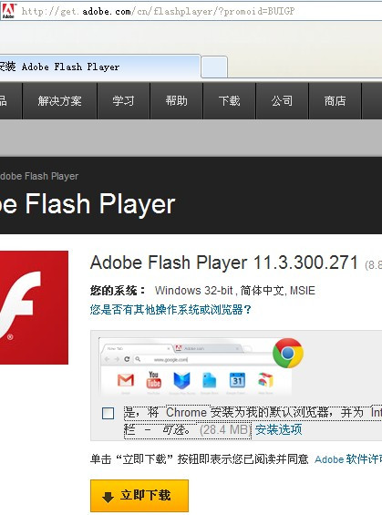 最新Flash插件版下载地址